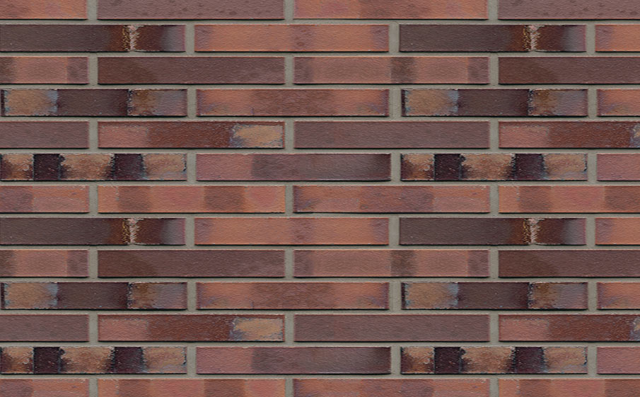 Кирпич клинкерный Muhr 04S Rotbraun-bunt Spezial гладкий, 290*60*40 мм