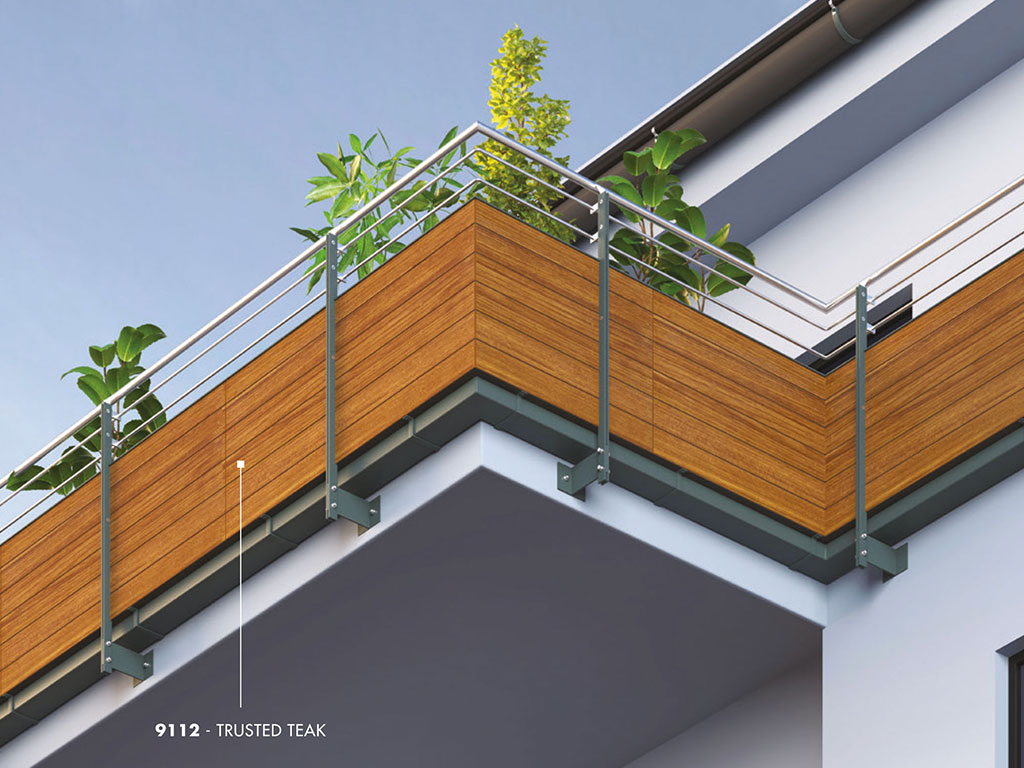 HPL-панель Greenlam Woods SUD 9112 Trusted Teak двухсторонняя, 3050*1300*8 мм