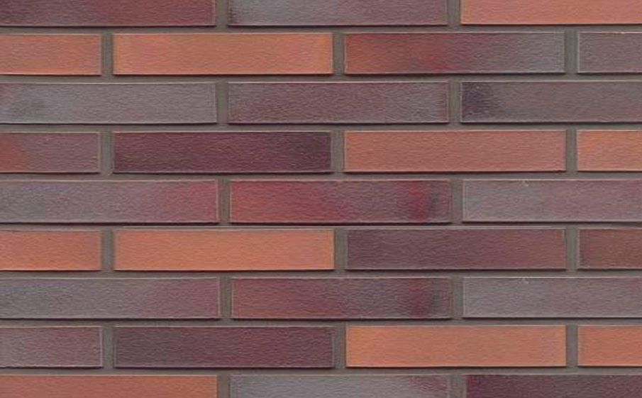 Кирпич клинкерный Muhr 12 Blaurot-bunt гладкий, 290*60*40 мм