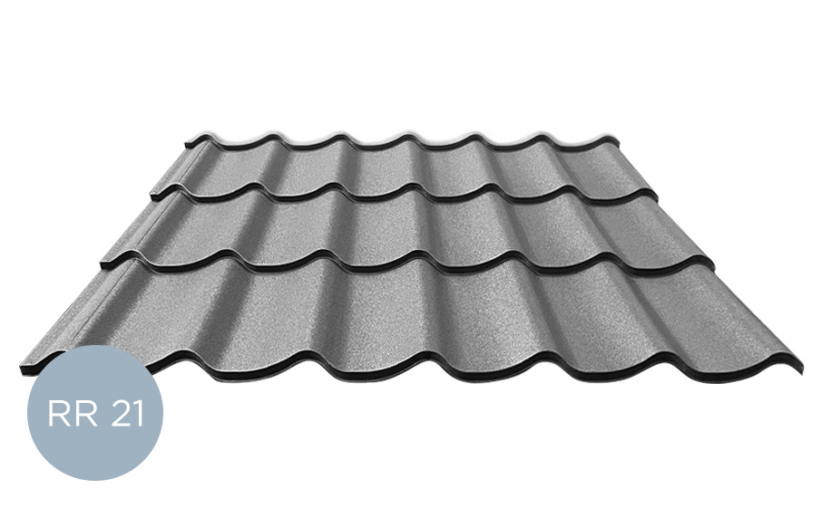 Профиль волновой ARMO, GreenCoat Pural BT, RR 21