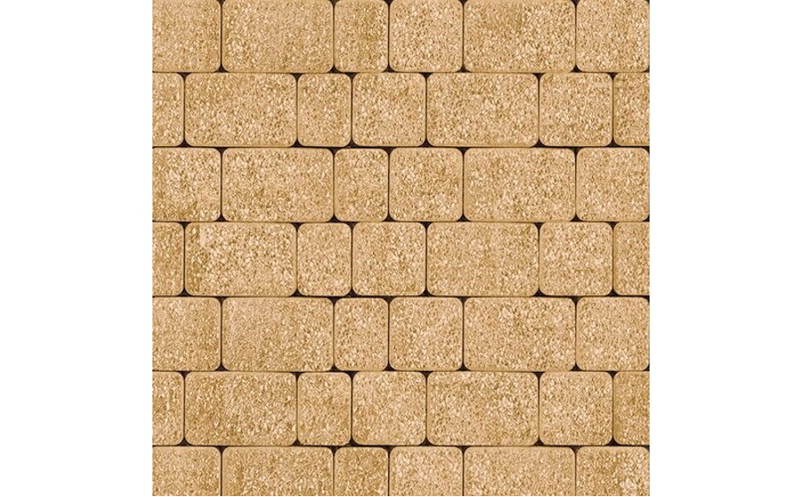 Плитка тротуарная SteinRus Инсбрук Альт Б.1.Фсм.6, Old-age, песочный, толщина 60 мм