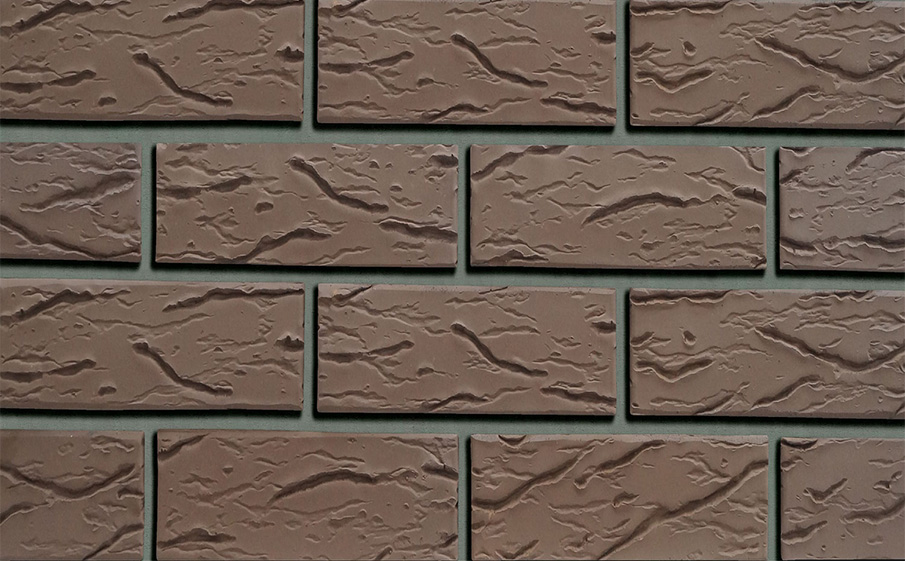 Кирпич облицовочный Кротовский КЗ Классика Шоколад рустик 250*120*88 мм