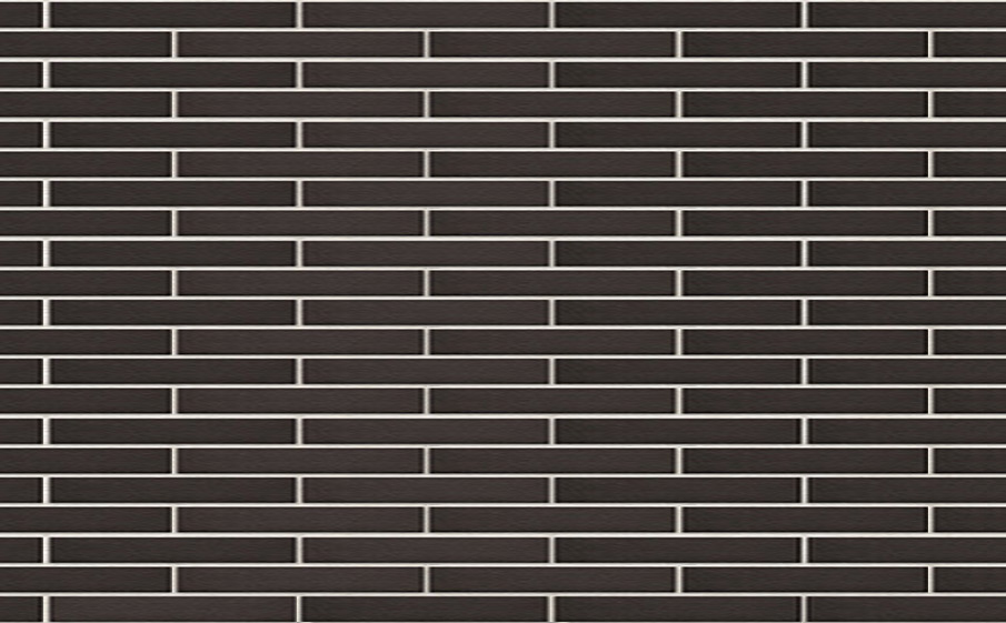Клинкерная плитка под кирпич King Klinker Dream House 18 Volcanic black, 490*52*14 мм