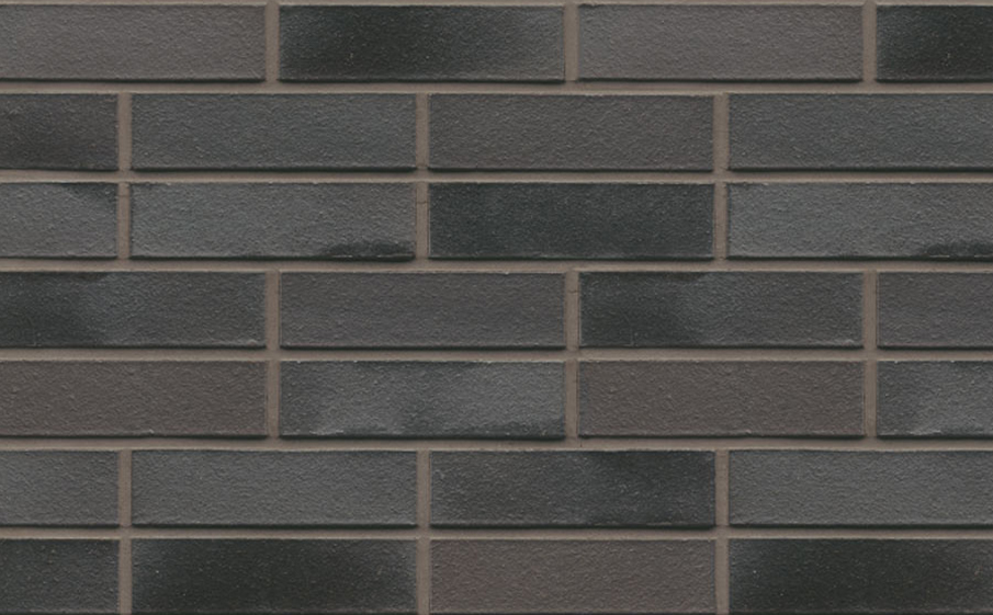 Кирпич клинкерный Westerwaelder Klinker Nr 15 Schwarz-bunt Edelglanz, 250*120*65 мм
