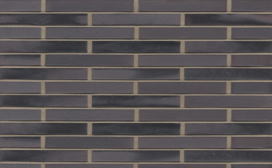 Кирпич клинкерный Muhr 15 Schwarz-bunt Edelglanz гладкий, 290*90*40 мм