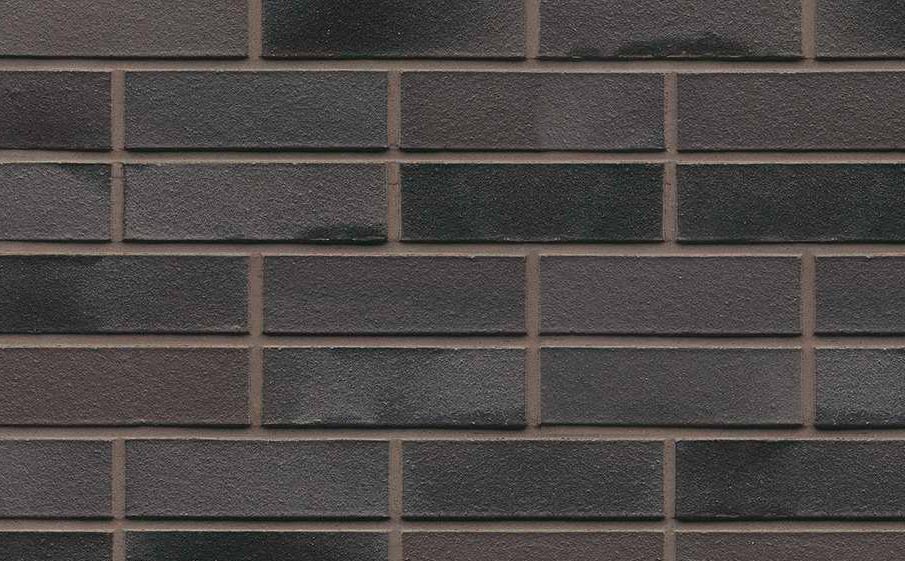 Кирпич клинкерный Muhr 15 Schwarz-bunt Edelglanz гладкий, Spar NF, 240*55*71 мм