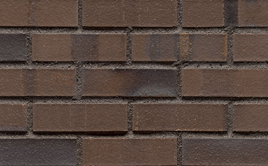 Кирпич клинкерный Muhr 33AKS Schwarz-braun Kohle Spezial гладкий, Spar NF, 240*55*71 мм