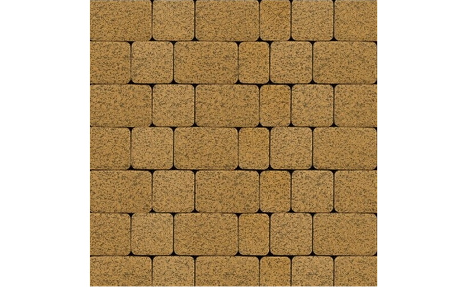 Плитка тротуарная SteinRus Инсбрук Альт Б.1.Фсм.6, Native, желтый, толщина 60 мм