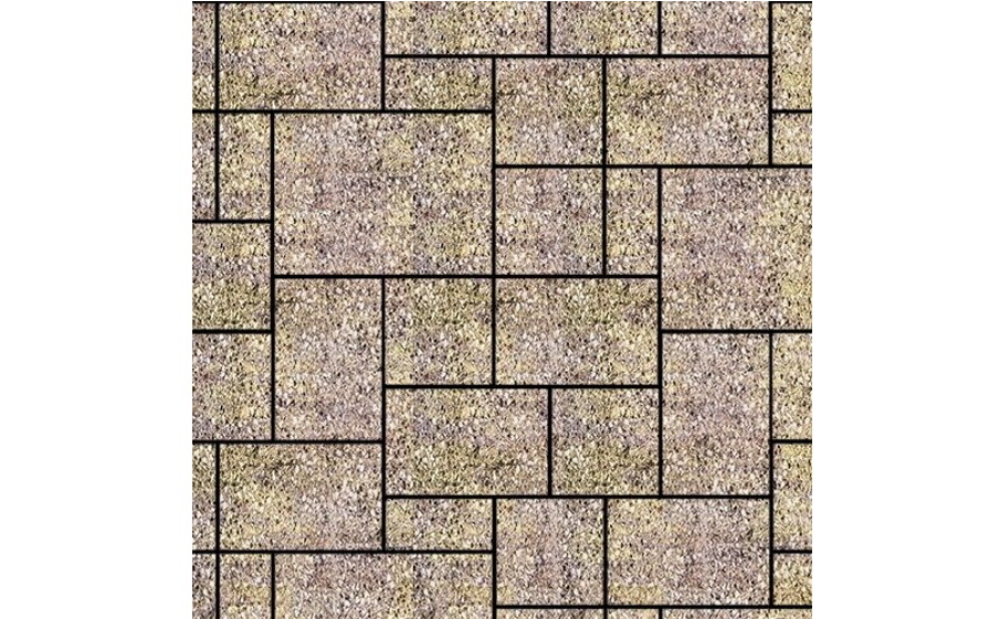 Плитка тротуарная SteinRus Инсбрук Альпен А.7.Псм.4, Old-age, ColorMix Тахель, толщина 40 мм