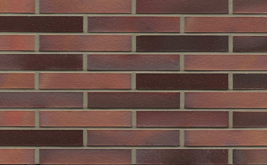 Кирпич клинкерный Westerwaelder Klinker Nr 04EG Rotbraun-bunt Edelglanz, 290*60*52 мм