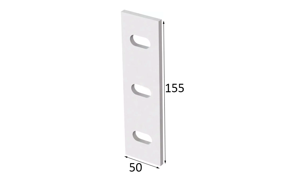 Термомост для кронштейнов UTECH (HILTI) Light VFH 2.0, MFT-ISO LH, 50*155*5 мм