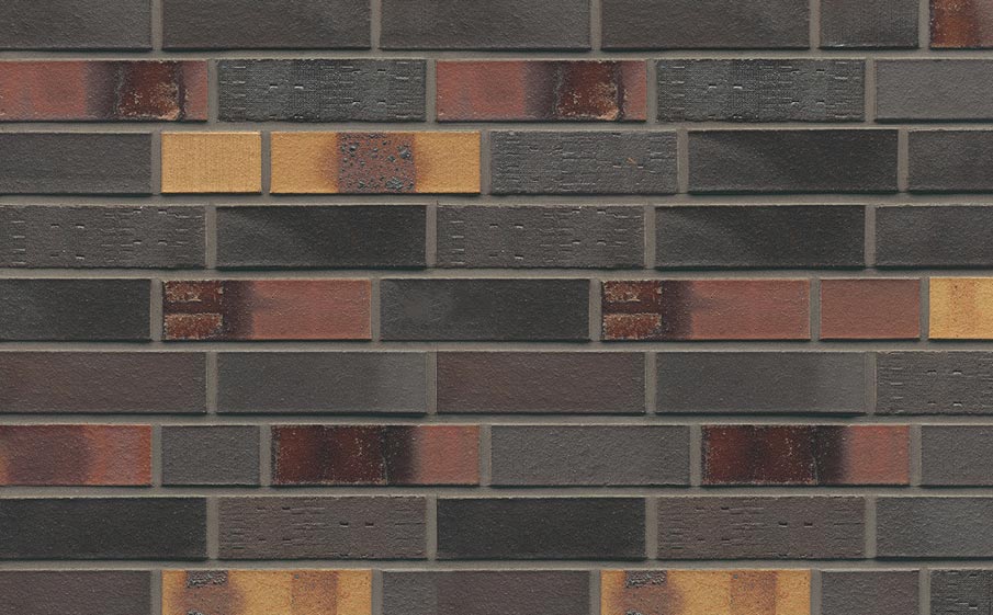 Кирпич клинкерный Westerwaelder Klinker Nr 40 Kobalt Spezial geflammt, 240*115*71 мм