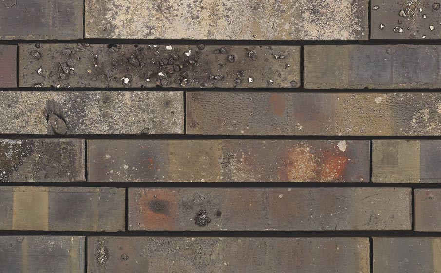 Кирпич облицовочный Terca Archipolis Onyx Zwart, 240*65*40 мм
