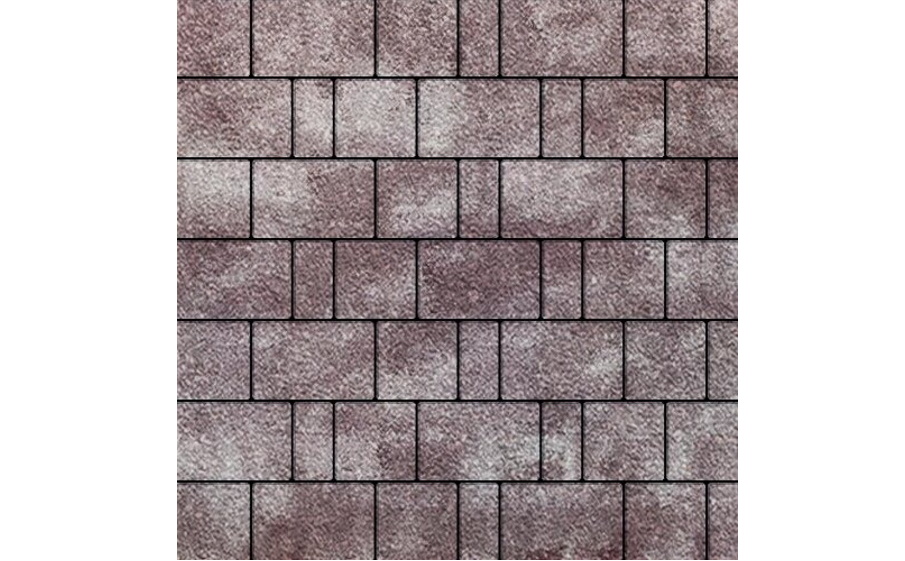Плитка тротуарная SteinRus, Бельпассо Б.23(М).Псм.6, Native, ColorMix Мокко, толщина 60 мм