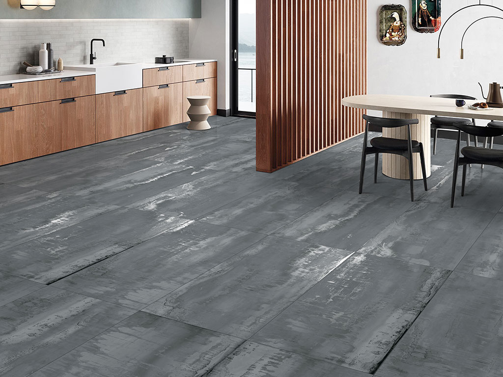 Керамогранит ENNFACE Oxido Grey Carving, 1200*600*9 мм