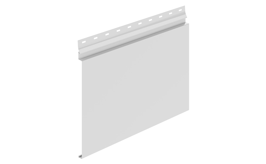Скандинавский брус Модерн широкий Aquasystem RR 20 гладкая, сталь 0,5 мм PURAL (Zn275), 3 м