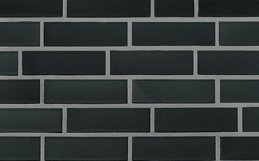 Клинкерная плитка под кирпич Roben Faro Schwarz nuanciert glatt, 240*71*14 мм