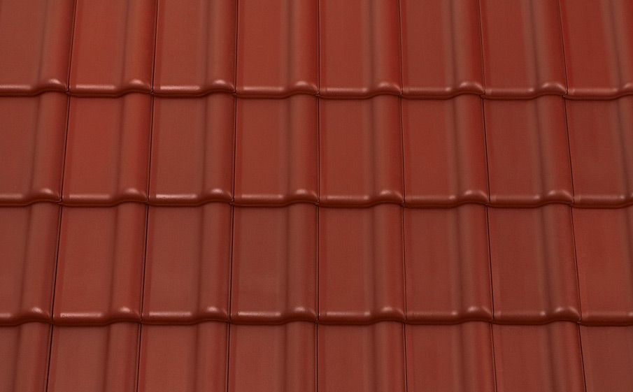 Керамическая черепица рядовая Koramic Alegra 10 Chestnut Noble Engobe