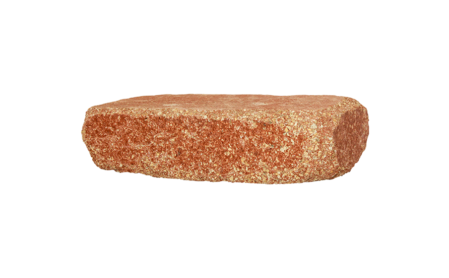 Кирпич гиперпрессованный Акварид, Акваруст, Морковный, полнотелый, 250*120*65 мм