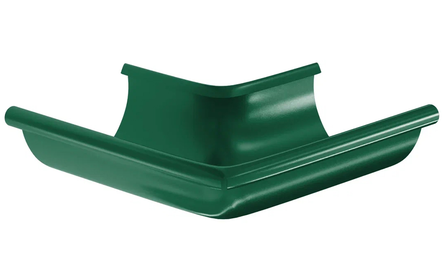 Угол желоба наружный Aquasystem  PURAL RAL 6005 для системы D 150/100