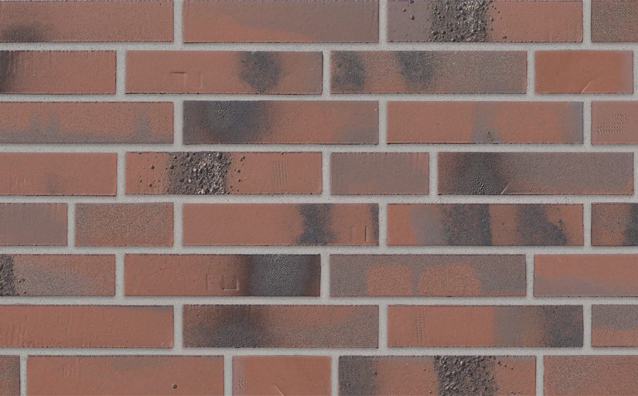 Клинкерная плитка под кирпич Stroeher Brickwerk, 654 flammenrot, 240*52*12 мм