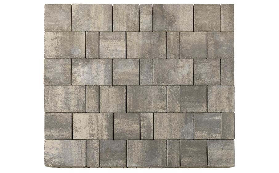 Плитка тротуарная BRAER Старый город Ландхаус Color Mix Туман, толщина 80 мм