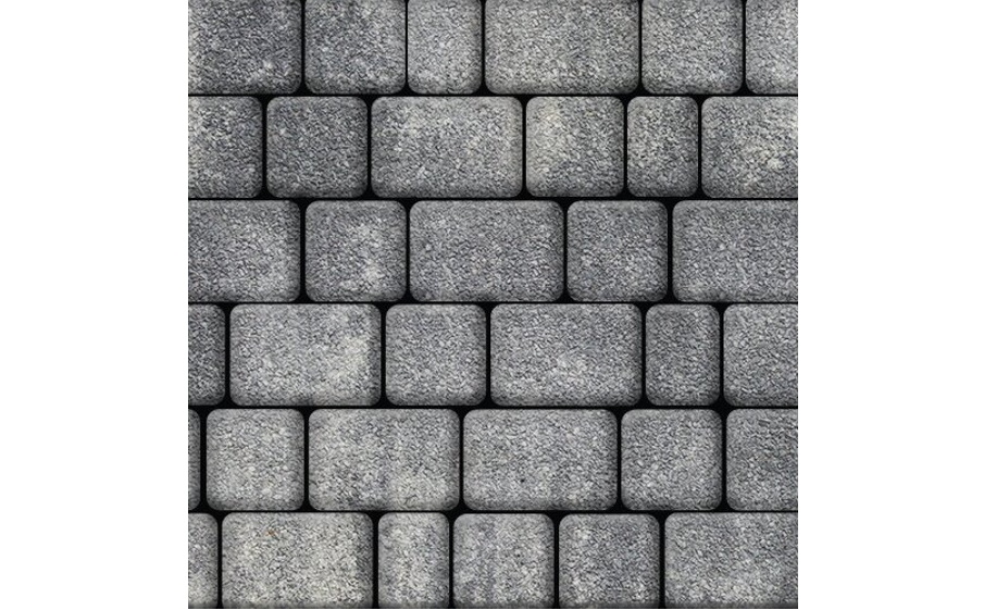 Плитка тротуарная SteinRus Инсбрук Альт Б.1.Фсм.6, Native, ColorMix Актау, толщина 60 мм