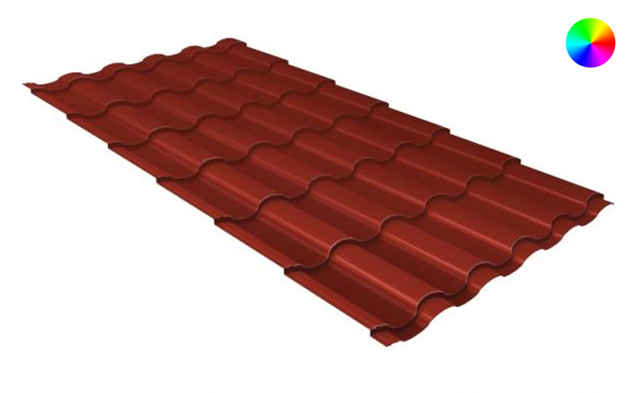 Металлочерепица GRAND LINE Kredo Drap