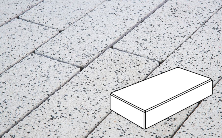Плитка тротуарная Готика Granite FINERRO, Картано В.3.П.10, Покостовский 300*150*100 мм