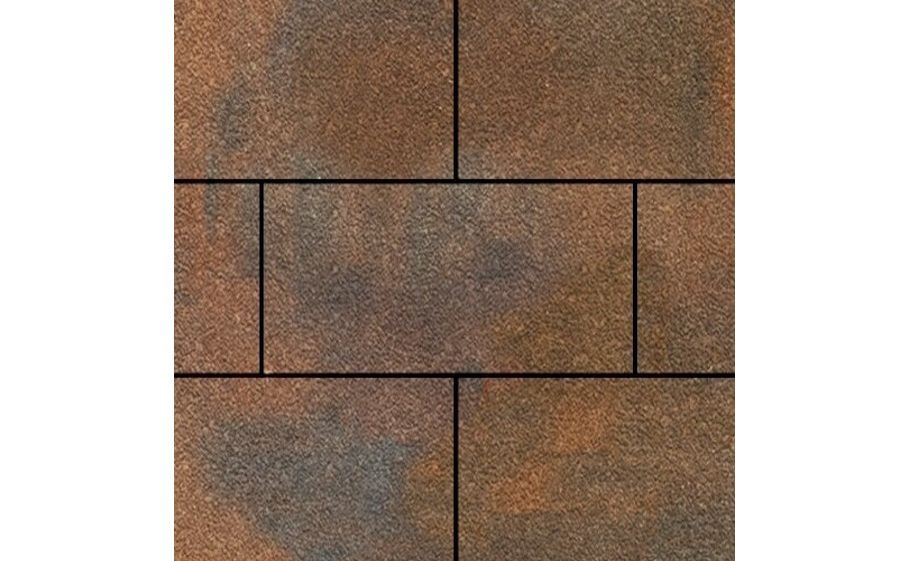 Плитка тротуарная SteinRus Парк Плейс Б.3.П.8 Native, ColorMix Штайнрус, 600*300*80 мм