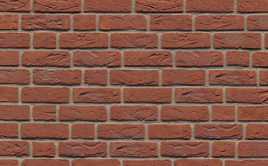 Кирпич облицовочный ручной формовки Muhr Nr 02, Rotbraun-bunt, 210*45-50*65 мм по выгодным ценам