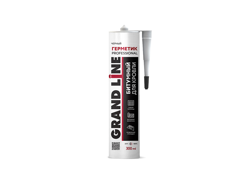 Герметик Grand Line Professional черный, 300 мл