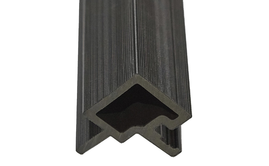 Угловой профиль реечной фасадной панели СМ Волл (CM Wall) Черное дерево (Black wood), 4000*219*26 мм