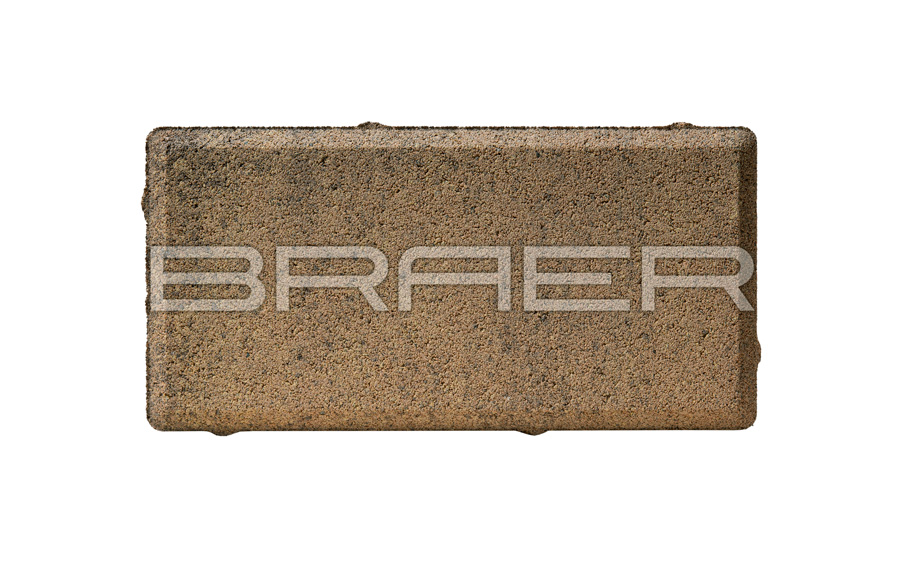 Плитка тротуарная BRAER Прямоугольник Color Mix Прайд, 200*100*60 мм