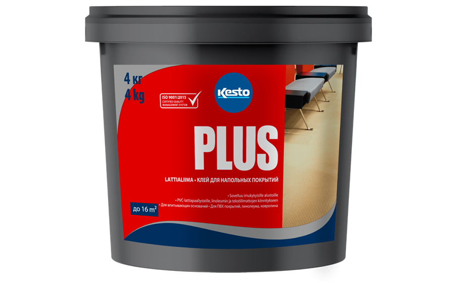 Клей Kesto Plus для напольных покрытий, 4 кг