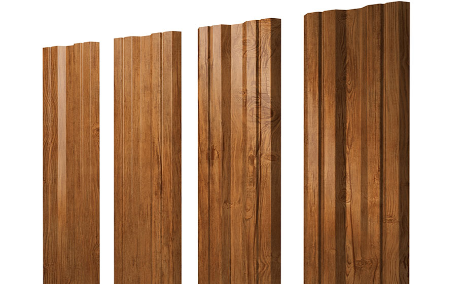 Штакетник Twin Print Elite Golden Wood