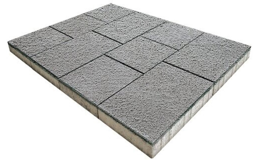 Плитка тротуарная SteinRus Инсбрук Ланс Б.5.Псм.6, Nature Stone, Флуо, толщина 60 мм