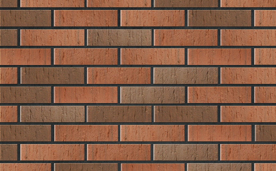 Кирпич облицовочный Славянский КЗ Мокко-Bunt-Кроста, 250*85*65 мм