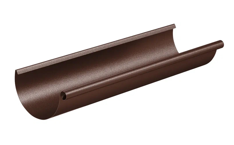 Желоб водосточный Aquasystem PURAL MATT RAL 8017 для системы 150/100, 3 м