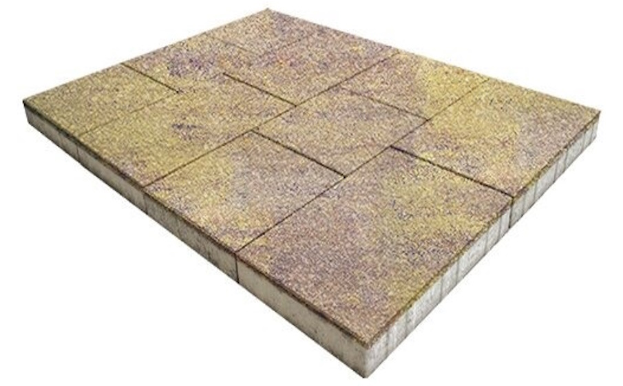 Плитка тротуарная SteinRus Инсбрук Ланс Б.5.Псм.6, Native, ColorMix Тахель, толщина 60 мм
