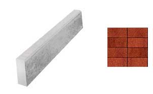 Тротуарный бордюр ВЫБОР БР 100.20.8 полный прокрас, Листопад Гранит Барселона 1000*200*80 мм