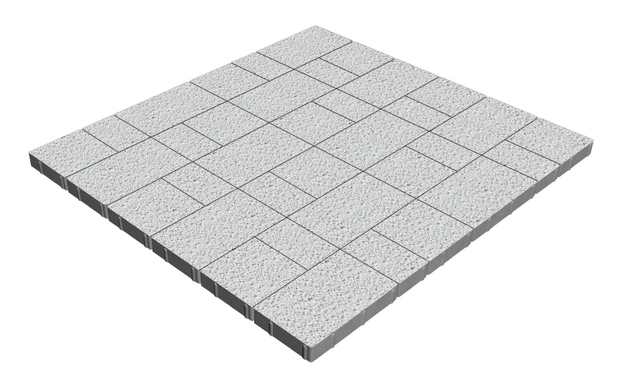 Плитка тротуарная SteinRus Новый город А.7.Фсм.4, NatureStone, Флуо, толщина 40 мм