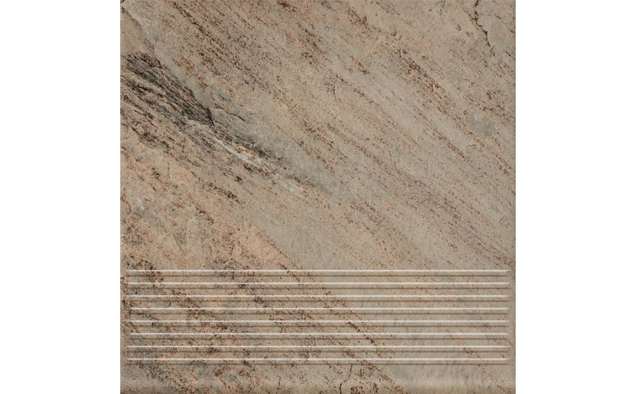 Клинкерная ступень Paradyz Mattone Pietra Beige Stopnica Prosta, 300*300*8,5 мм