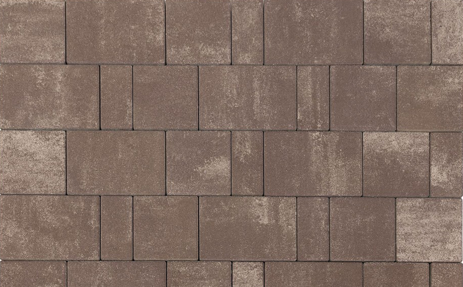 Плитка тротуарная BRAER Старый город Ландхаус 2.0 Color Mix Эверест