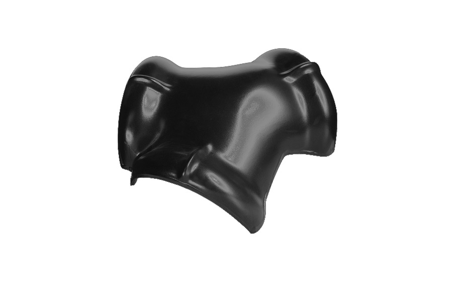 Керамическая черепица вальмовая конечная Koramic №11 Anthracite Engobe