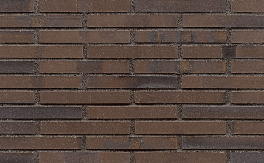 Кирпич клинкерный Westerwaelder Klinker Nr 33AKS Schwarz-braun Kohle Spezial, 290*60*40 мм