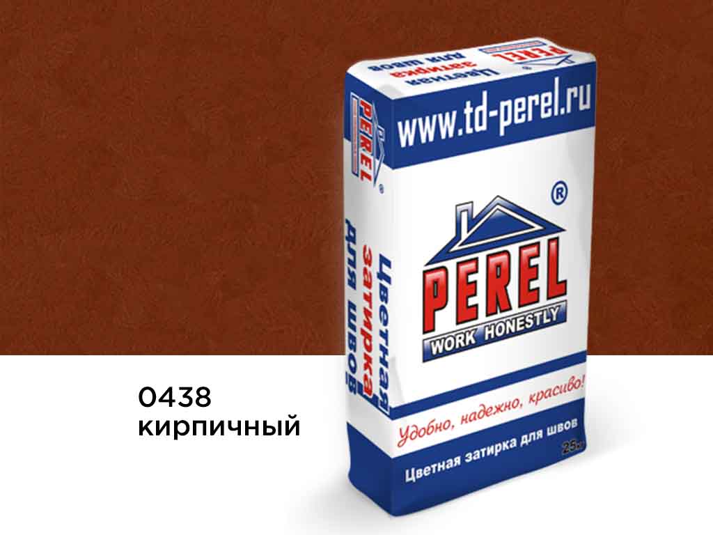Затирка для швов Perel RL 0438 кирпичная, 25 кг