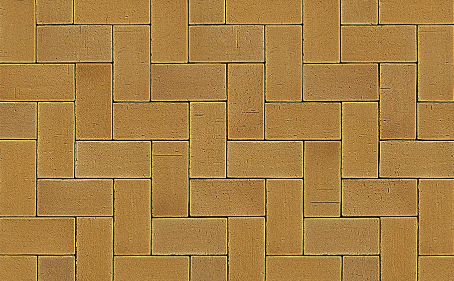 Клинкерная брусчатка Westerwaelder Klinker PK82 Gelb-bunt, 200*100*52 мм