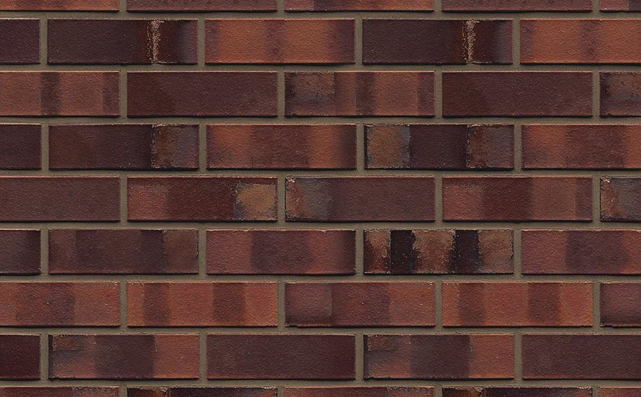 Кирпич клинкерный Westerwaelder Klinker WK 84S, Rotbraun-bunt Spezial, 240*55*71 мм