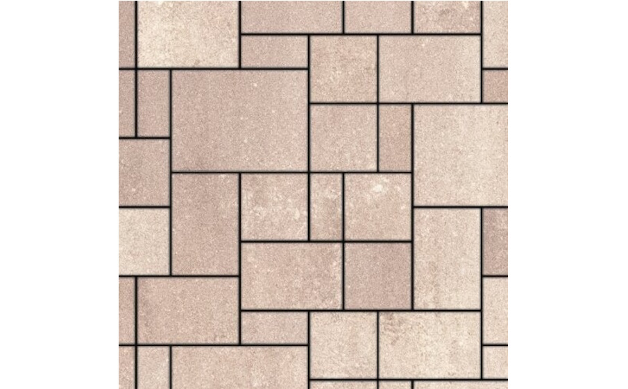 Плитка тротуарная SteinRus Инсбрук Альпен Б.7.Псм.6, гладкая, ColorMix Оливин, толщина 60 мм